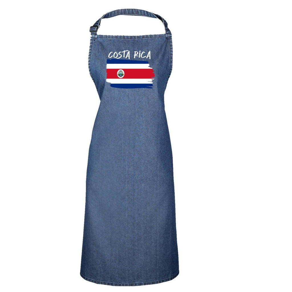 Costa Rica (State) Country Flag Nationality - Kitchen Apron - 123t Australia | Funny T-Shirts Mugs Novelty Gifts