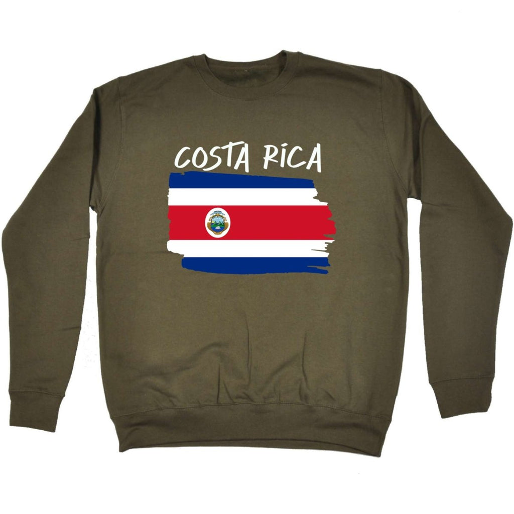 Costa Rica (State) Country Flag Nationality - Sweatshirt - 123t Australia | Funny T-Shirts Mugs Novelty Gifts