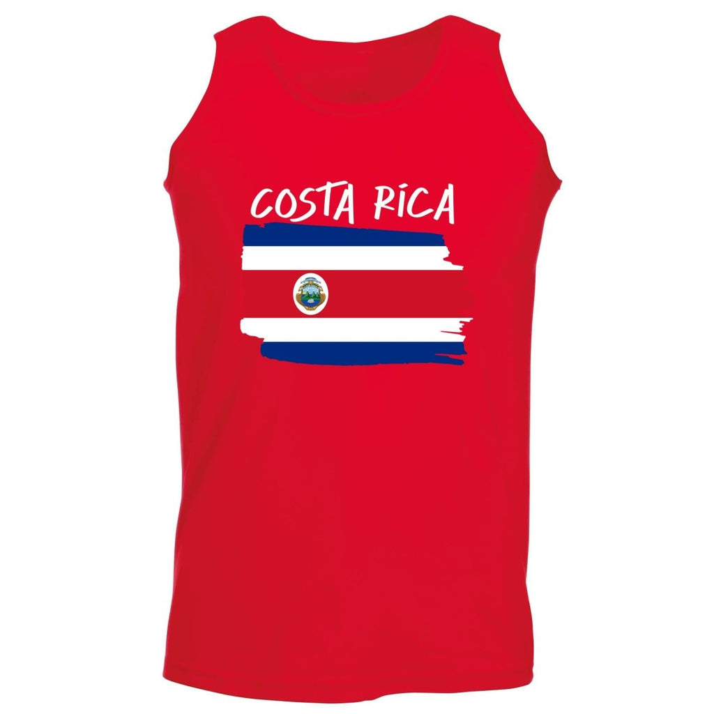 Costa Rica (State) Country Flag Nationality - Vest Singlet Unisex Tank Top - 123t Australia | Funny T-Shirts Mugs Novelty Gifts
