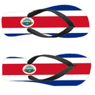 Costa Rica (state) Flip Flops Thongs Country Flag Nationality Flags Sandals - 123t Australia | Funny T-Shirts Mugs Novelty Gifts