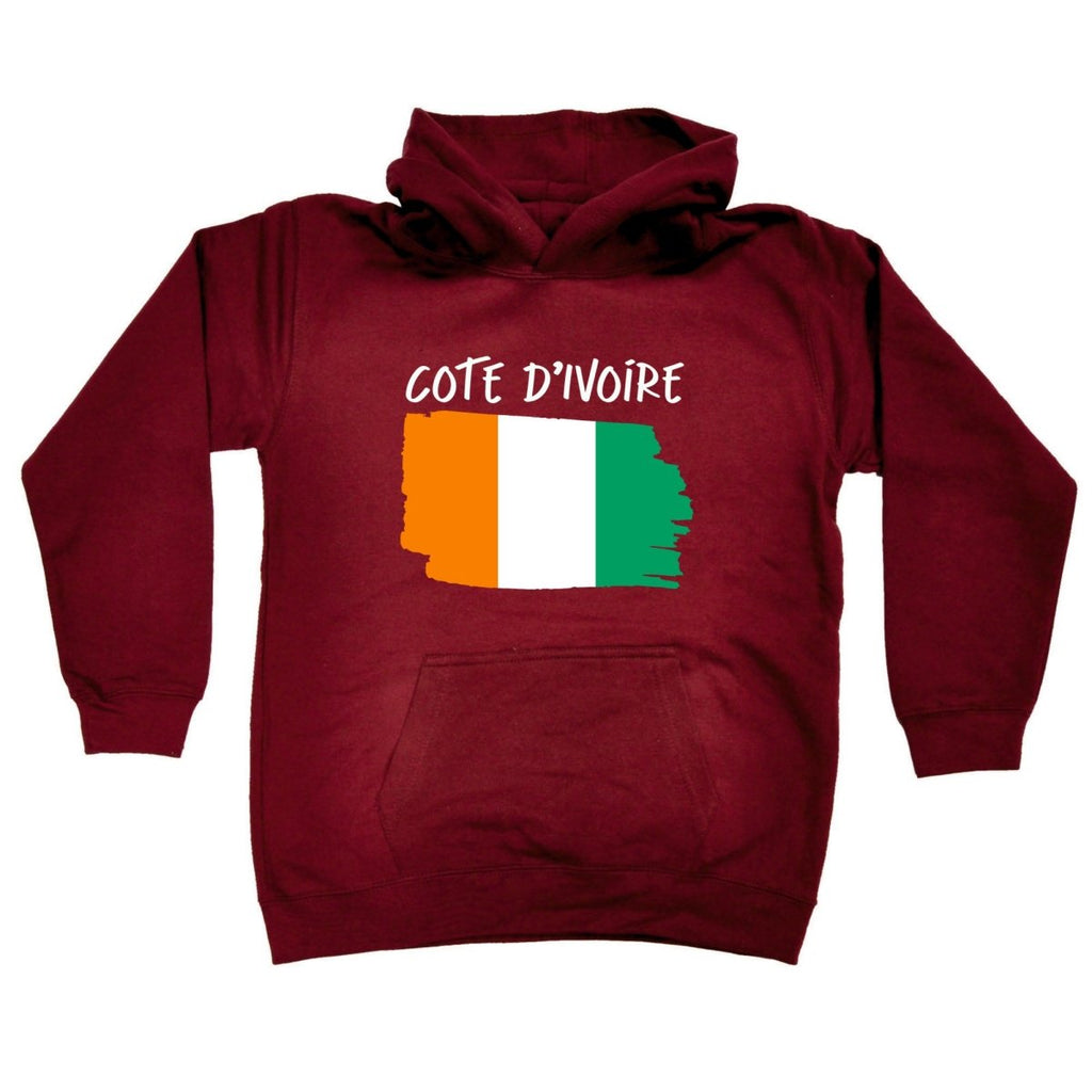 Cote Divoire Country Flag Nationality - Kids Children Hoodie - 123t Australia | Funny T-Shirts Mugs Novelty Gifts