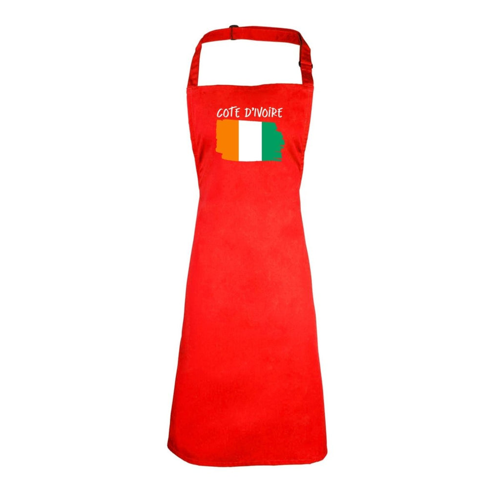 Cote Divoire -Country Flag Nationality Kids Childrens Kitchen Apron - 123t Australia | Funny T-Shirts Mugs Novelty Gifts
