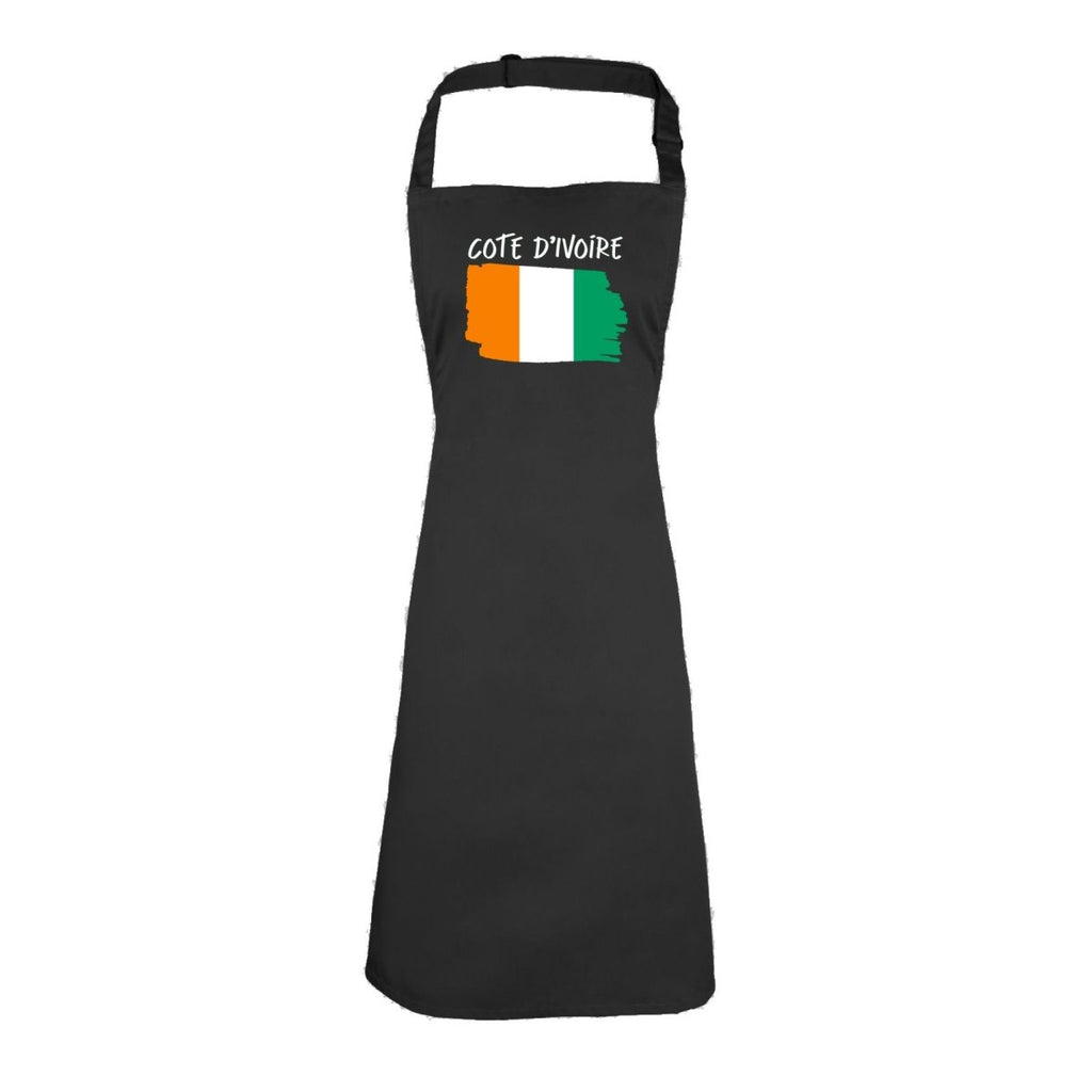 Cote Divoire Country Flag Nationality - Kitchen Apron - 123t Australia | Funny T-Shirts Mugs Novelty Gifts