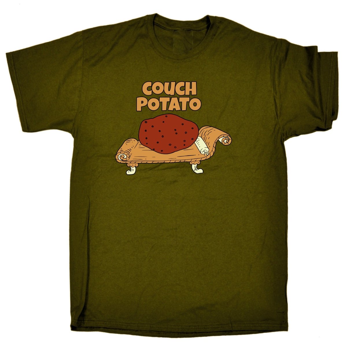 Couch Potato - Mens Funny T-Shirt Tshirts Tee Shirt - 123t Australia | Funny T-Shirts Mugs Novelty Gifts