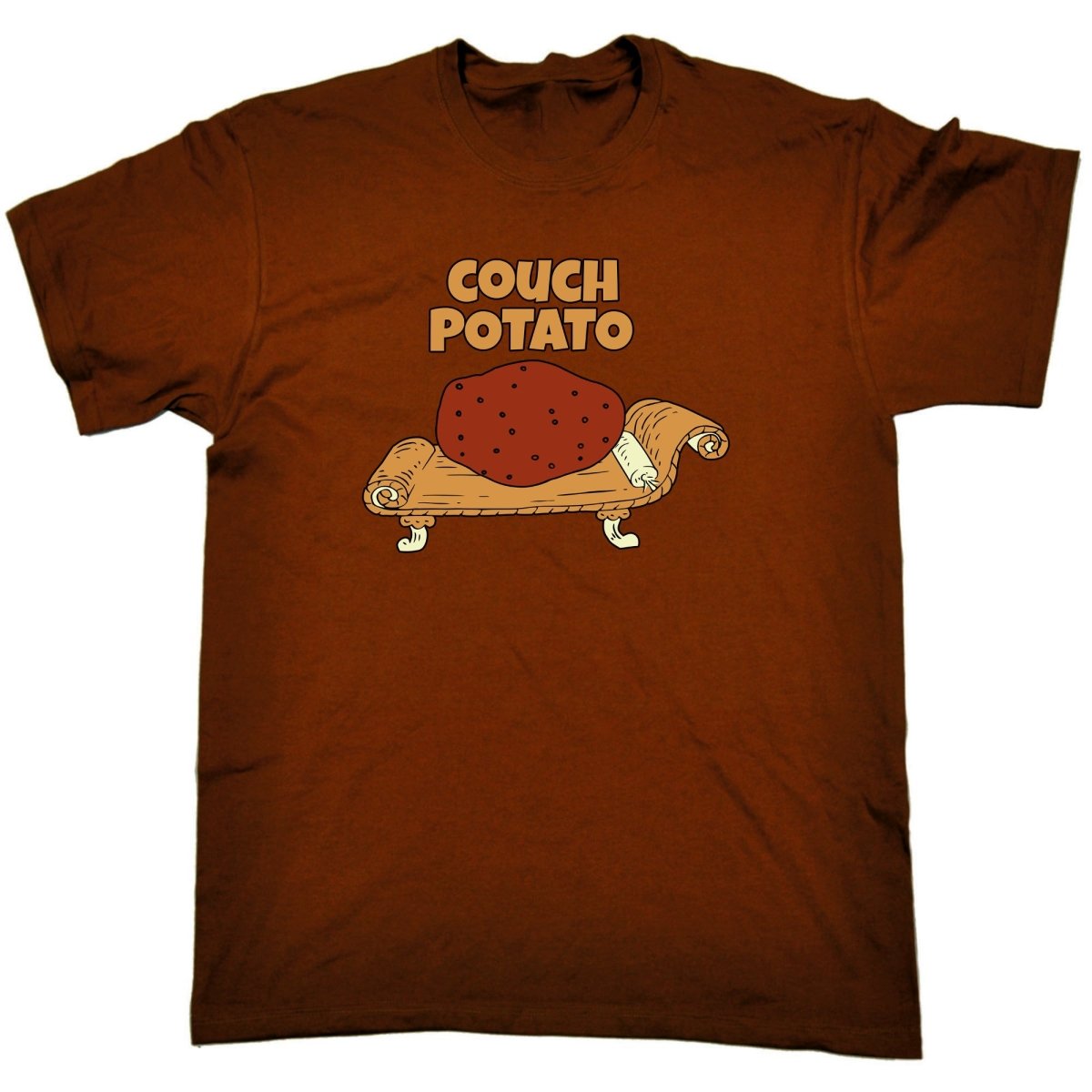Couch Potato - Mens Funny T-Shirt Tshirts Tee Shirt - 123t Australia | Funny T-Shirts Mugs Novelty Gifts