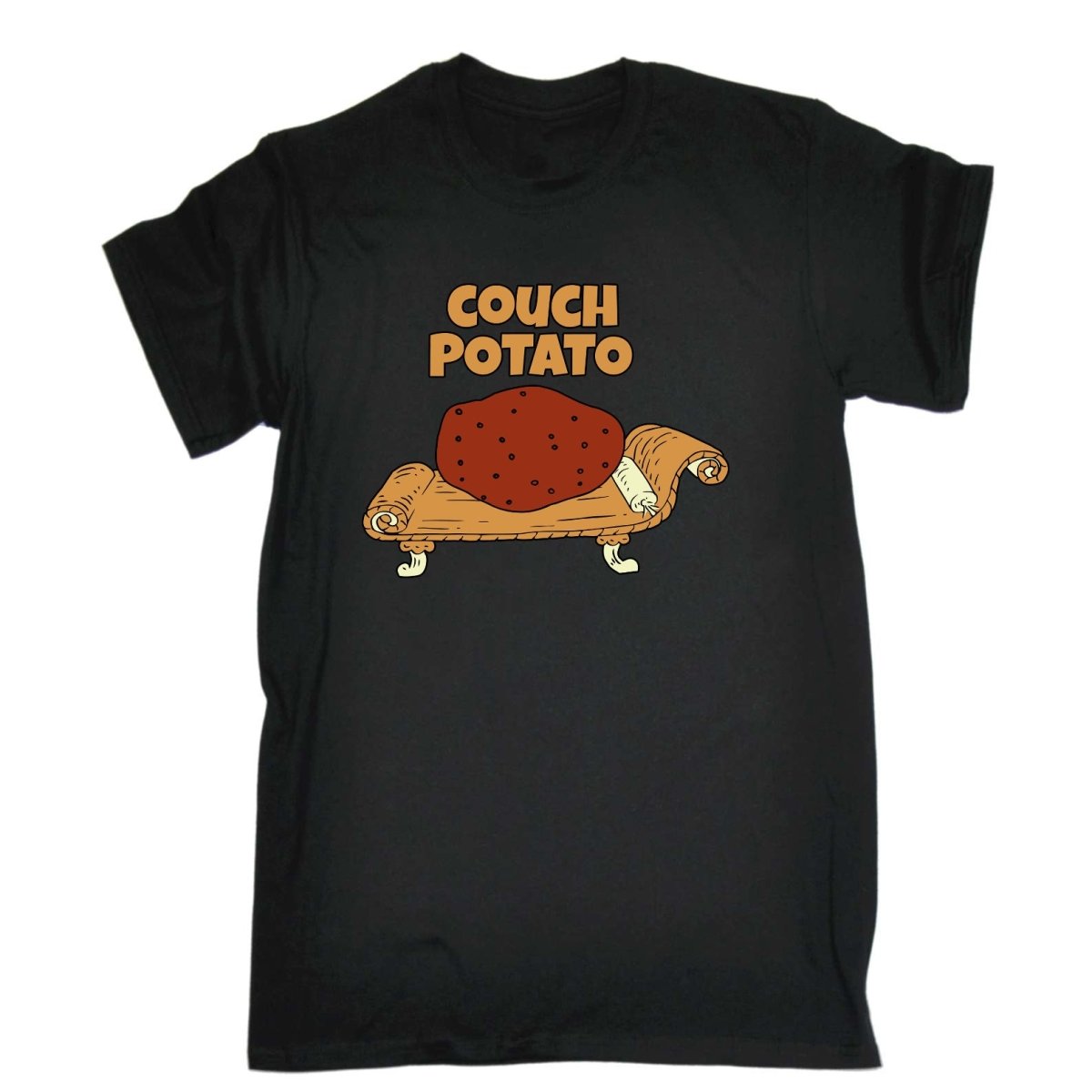Couch Potato - Mens Funny T-Shirt Tshirts Tee Shirt - 123t Australia | Funny T-Shirts Mugs Novelty Gifts