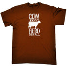 Cow Jokes Herd Them All - Mens Funny T-Shirt Tshirts Tee Shirt - 123t Australia | Funny T-Shirts Mugs Novelty Gifts
