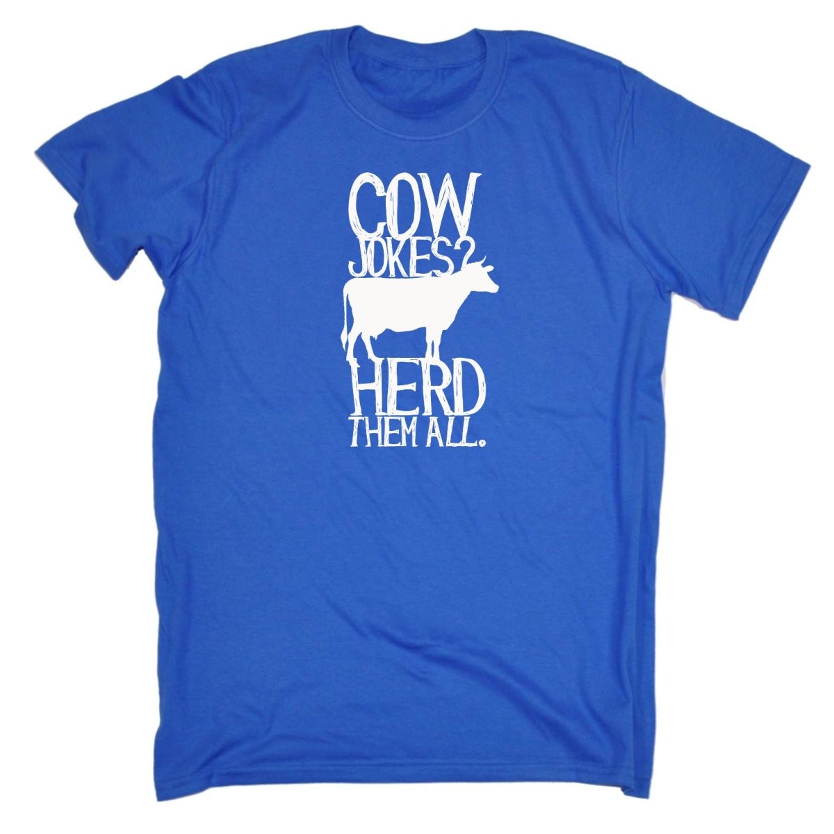Cow Jokes Herd Them All - Mens Funny T-Shirt Tshirts Tee Shirt - 123t Australia | Funny T-Shirts Mugs Novelty Gifts