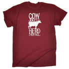 Cow Jokes Herd Them All - Mens Funny T-Shirt Tshirts Tee Shirt - 123t Australia | Funny T-Shirts Mugs Novelty Gifts