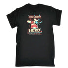 Cow Jokes Herd Them All V2 - Mens Funny T-Shirt Tshirts - 123t Australia | Funny T-Shirts Mugs Novelty Gifts