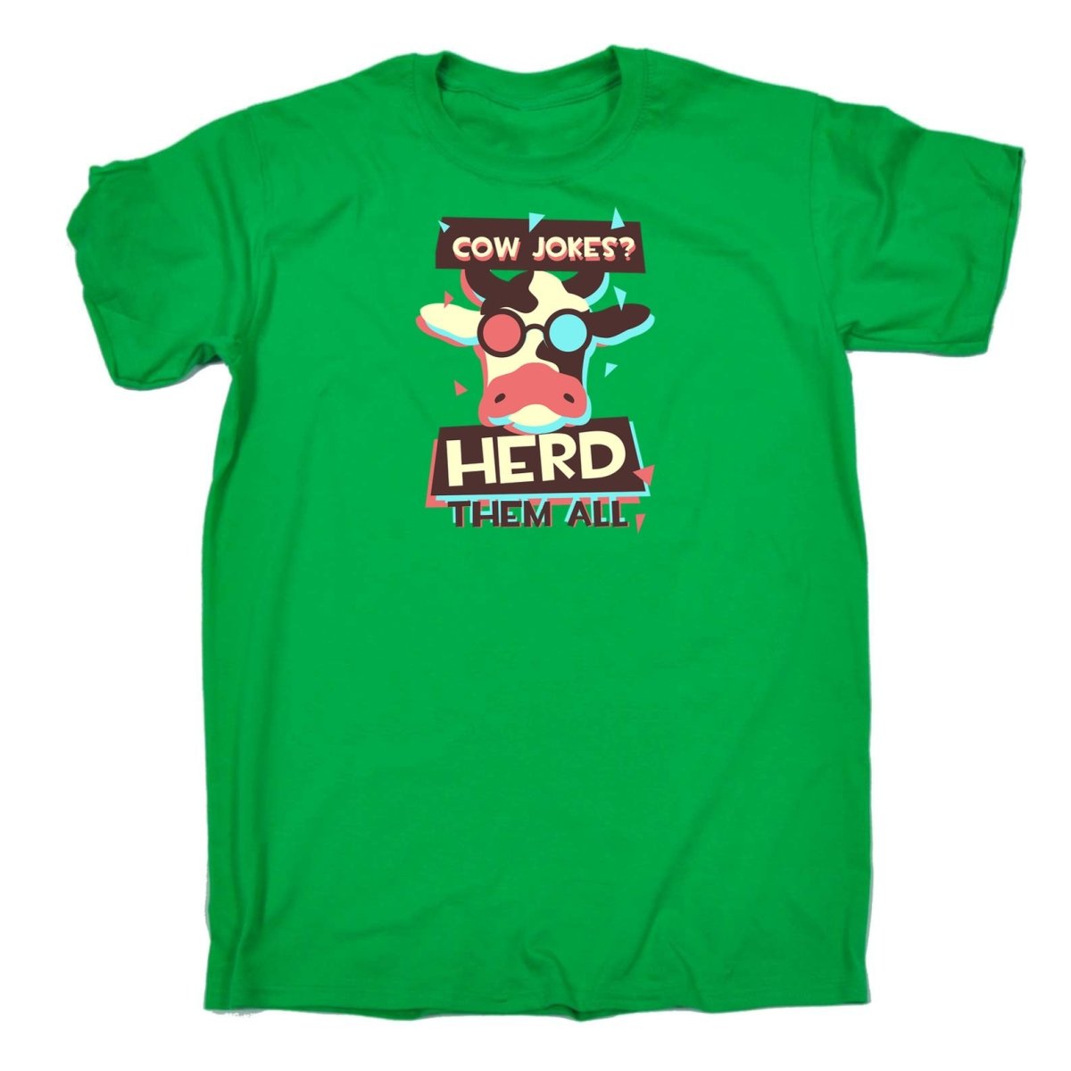 Cow Jokes Herd Them All V2 - Mens Funny T-Shirt Tshirts - 123t Australia | Funny T-Shirts Mugs Novelty Gifts