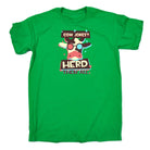 Cow Jokes Herd Them All V2 - Mens Funny T-Shirt Tshirts - 123t Australia | Funny T-Shirts Mugs Novelty Gifts