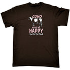 Cows Make Me Happy You Not So Much - Mens Funny T-Shirt Tshirts - 123t Australia | Funny T-Shirts Mugs Novelty Gifts