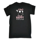 Cows Make Me Happy You Not So Much - Mens Funny T-Shirt Tshirts - 123t Australia | Funny T-Shirts Mugs Novelty Gifts