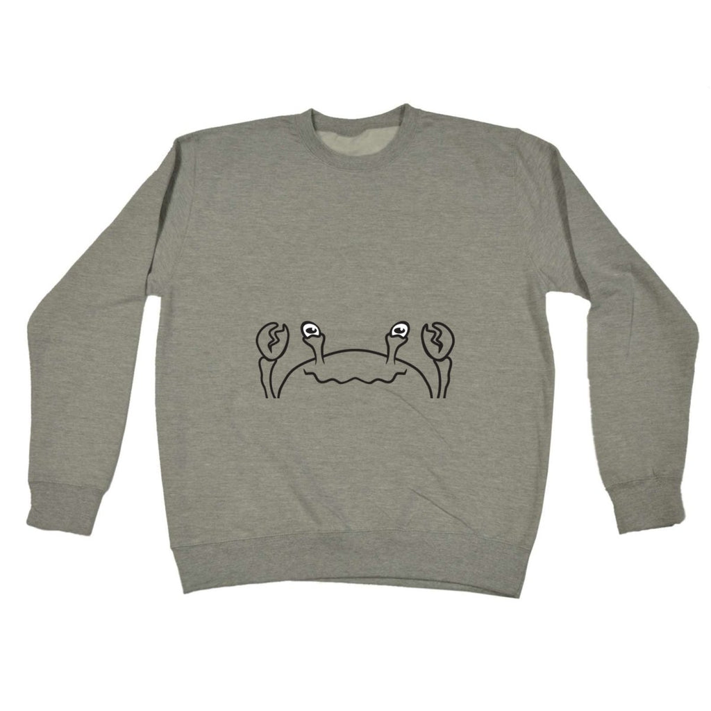 Crab Animal Face Ani Mates - Funny Novelty Sweatshirt - 123t Australia | Funny T-Shirts Mugs Novelty Gifts