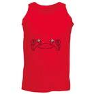 Crab Animal Face Ani Mates - Funny Novelty Vest Singlet Unisex Tank Top - 123t Australia | Funny T-Shirts Mugs Novelty Gifts