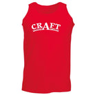 Craft Cant Remember A F King Thing - Funny Novelty Vest Singlet Unisex Tank Top - 123t Australia | Funny T-Shirts Mugs Novelty Gifts