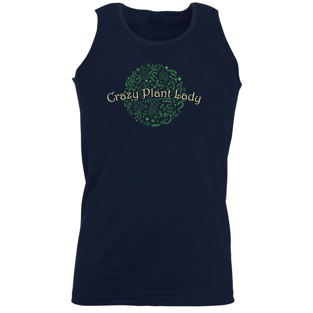 Crazy Plant Lady Garden - Funny Novelty Vest Singlet Unisex Tank Top - 123t Australia | Funny T-Shirts Mugs Novelty Gifts
