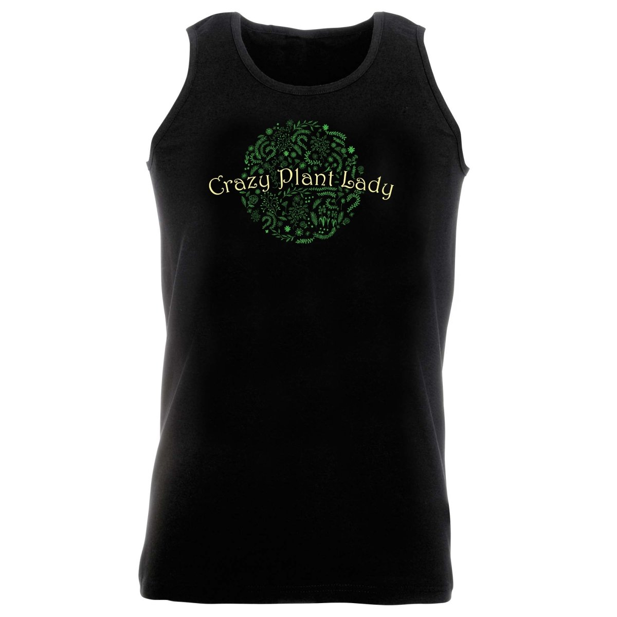 Crazy Plant Lady Garden - Funny Novelty Vest Singlet Unisex Tank Top - 123t Australia | Funny T-Shirts Mugs Novelty Gifts