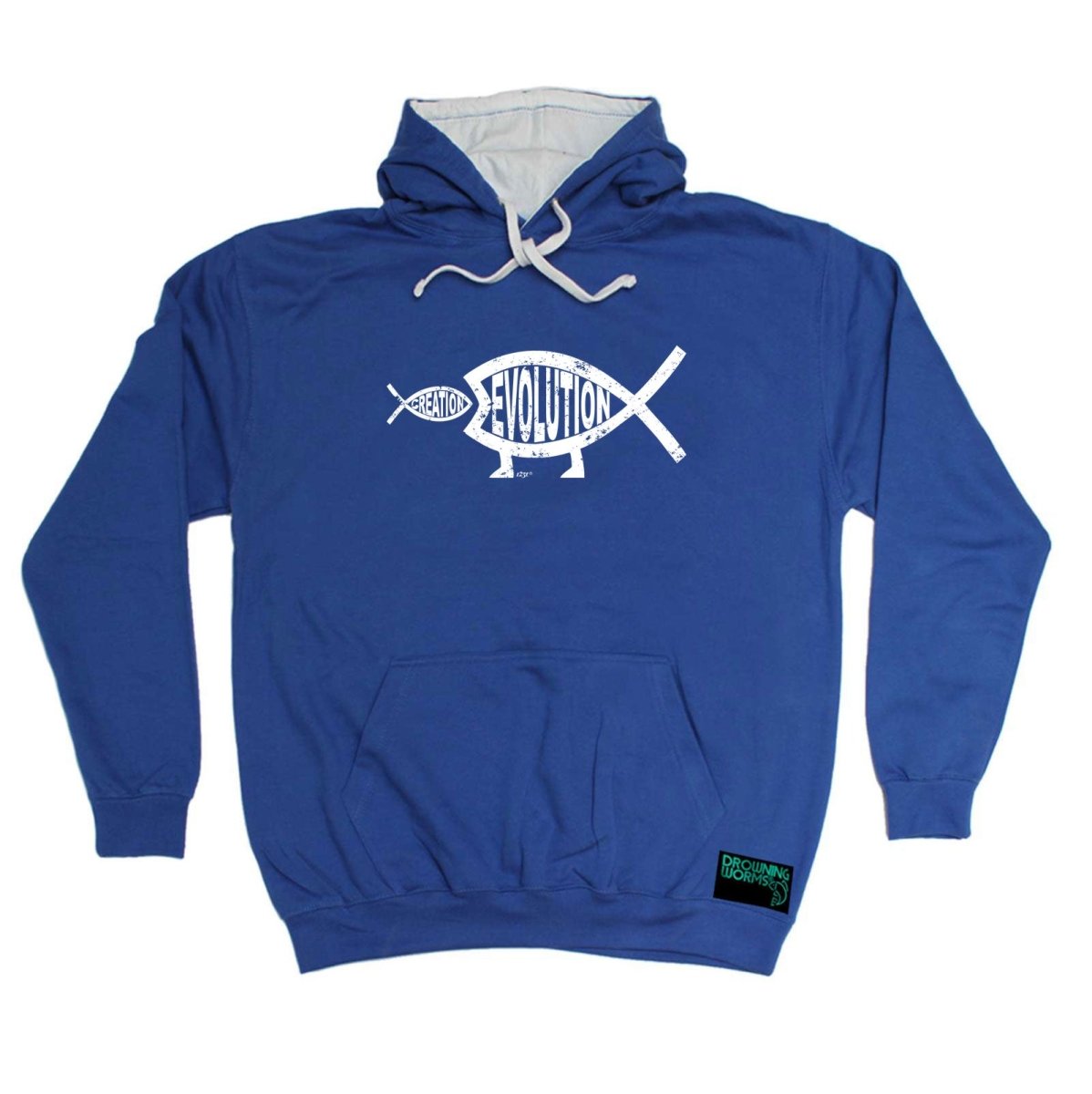 Creation Evolution Fish - Funny Novelty Hoodies Hoodie - 123t Australia | Funny T-Shirts Mugs Novelty Gifts