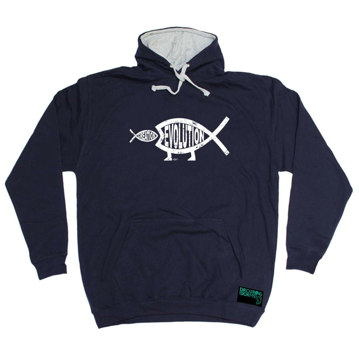 Creation Evolution Fish - Funny Novelty Hoodies Hoodie - 123t Australia | Funny T-Shirts Mugs Novelty Gifts