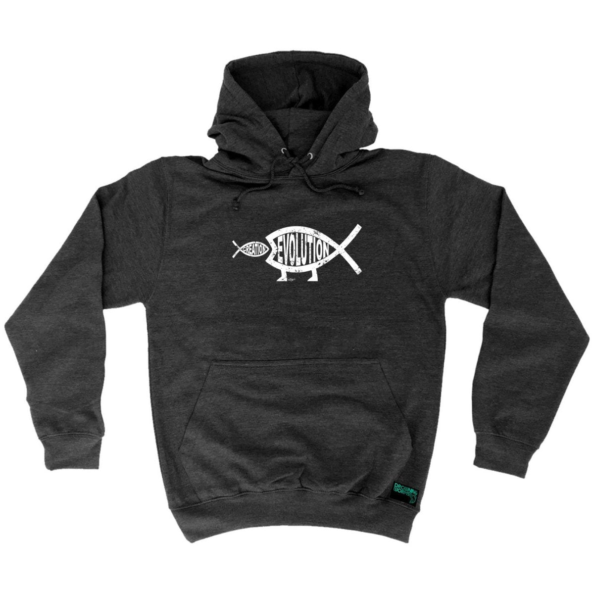Creation Evolution Fish - Funny Novelty Hoodies Hoodie - 123t Australia | Funny T-Shirts Mugs Novelty Gifts
