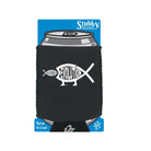 Creation Evolution Fish - Funny Novelty Stubby Holder With Base - 123t Australia | Funny T-Shirts Mugs Novelty Gifts