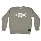 Creation Evolution Fish - Funny Novelty Sweatshirt - 123t Australia | Funny T-Shirts Mugs Novelty Gifts