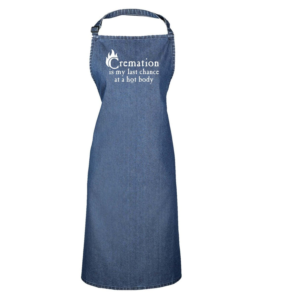 Cremation Hot Body - Funny Novelty Kitchen Adult Apron - 123t Australia | Funny T-Shirts Mugs Novelty Gifts