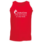 Cremation Hot Body - Funny Novelty Vest Singlet Unisex Tank Top - 123t Australia | Funny T-Shirts Mugs Novelty Gifts