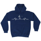 Cricket Pulse - Funny Novelty Hoodies Hoodie - 123t Australia | Funny T-Shirts Mugs Novelty Gifts