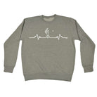 Cricket Pulse - Funny Novelty Sweatshirt - 123t Australia | Funny T-Shirts Mugs Novelty Gifts