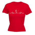 Cricket Pulse - Funny Novelty Womens T-Shirt T Shirt Tshirt - 123t Australia | Funny T-Shirts Mugs Novelty Gifts