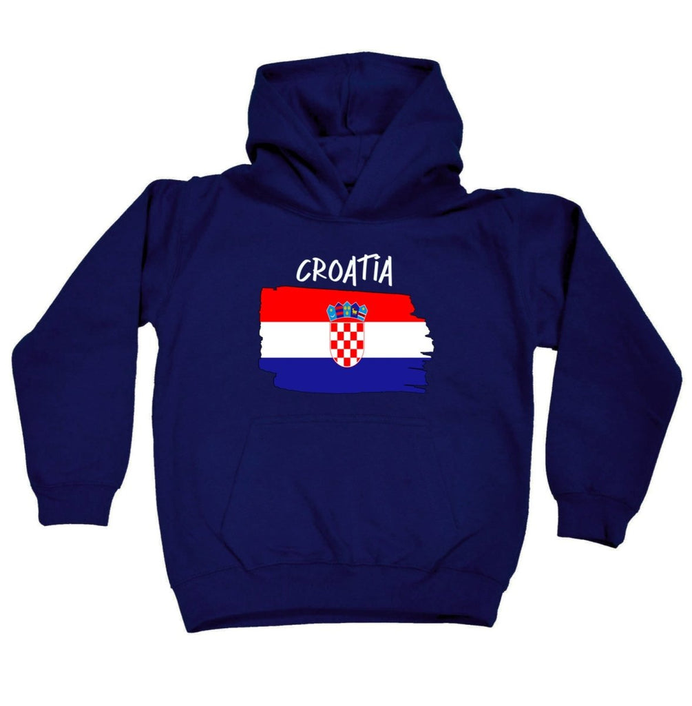 Croatia Country Flag Nationality - Kids Children Hoodie - 123t Australia | Funny T-Shirts Mugs Novelty Gifts