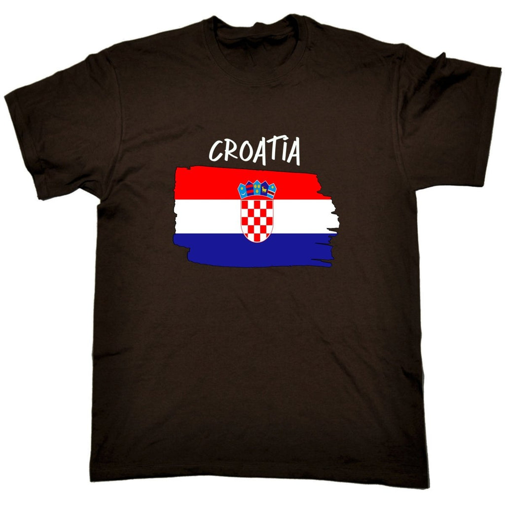 Croatia - Country Flag Nationality Mens T-Shirt T Shirt Tshirts - 123t Australia | Funny T-Shirts Mugs Novelty Gifts