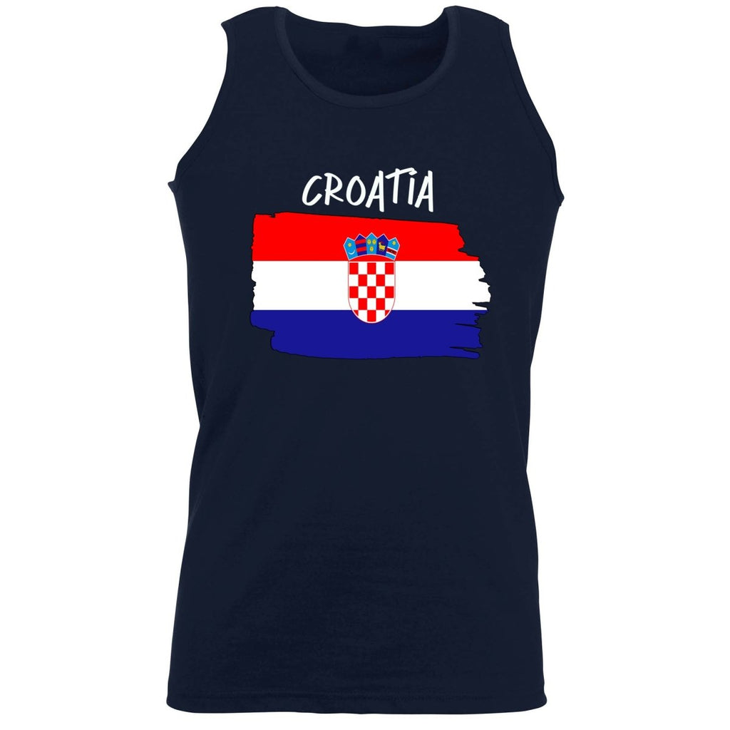 Croatia Country Flag Nationality - Vest Singlet Unisex Tank Top - 123t Australia | Funny T-Shirts Mugs Novelty Gifts
