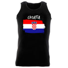 Croatia Country Flag Nationality - Vest Singlet Unisex Tank Top - 123t Australia | Funny T-Shirts Mugs Novelty Gifts