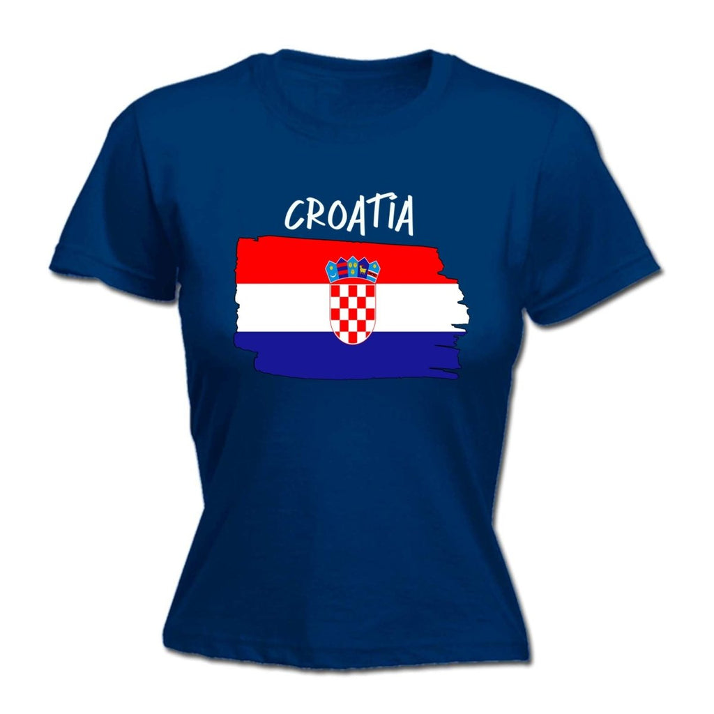Croatia Country Flag Nationality - Womens T-Shirt T Shirt Tshirt - 123t Australia | Funny T-Shirts Mugs Novelty Gifts