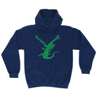 Crocodile Bite - Funny Novelty Hoodies Hoodie - 123t Australia | Funny T-Shirts Mugs Novelty Gifts