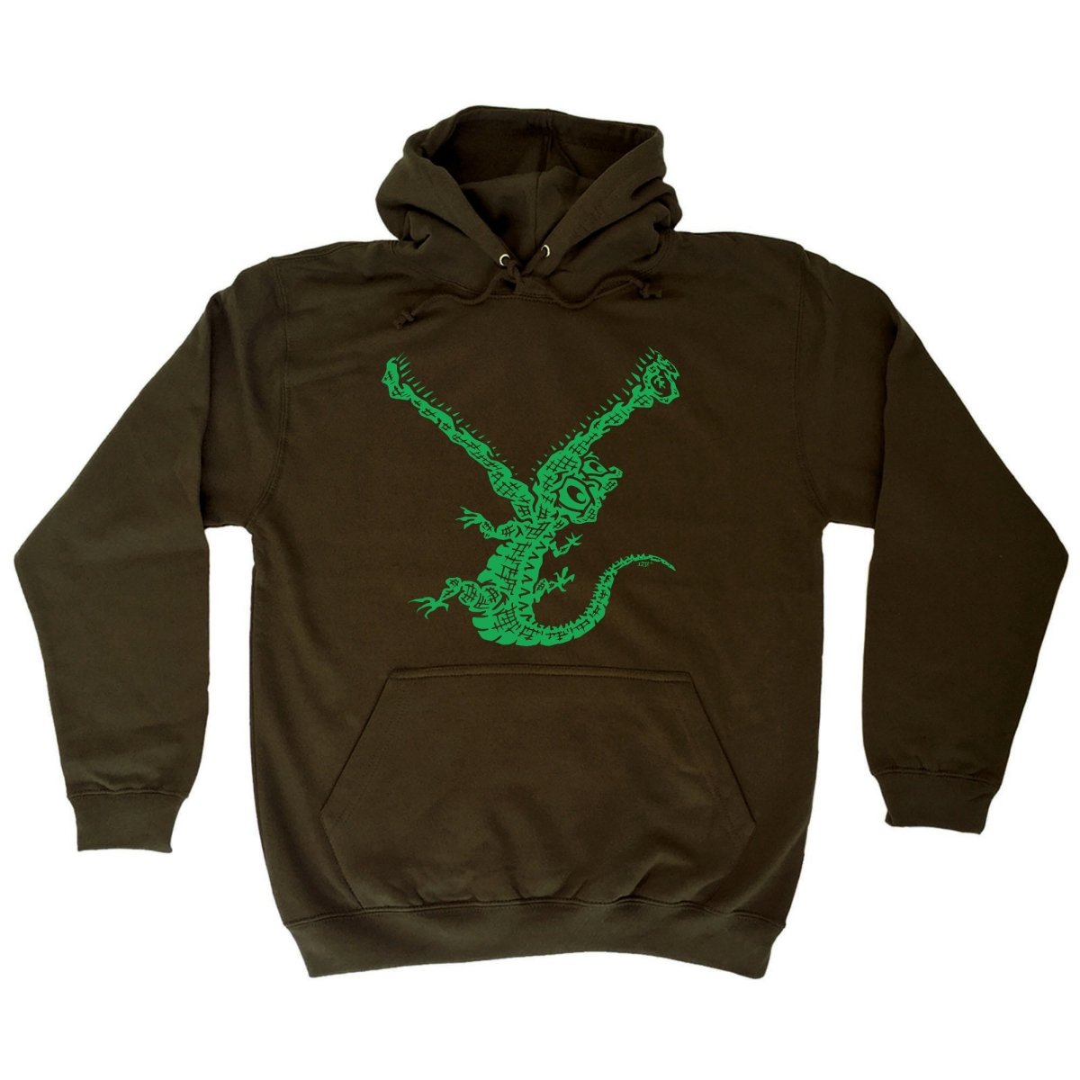 Crocodile Bite - Funny Novelty Hoodies Hoodie - 123t Australia | Funny T-Shirts Mugs Novelty Gifts