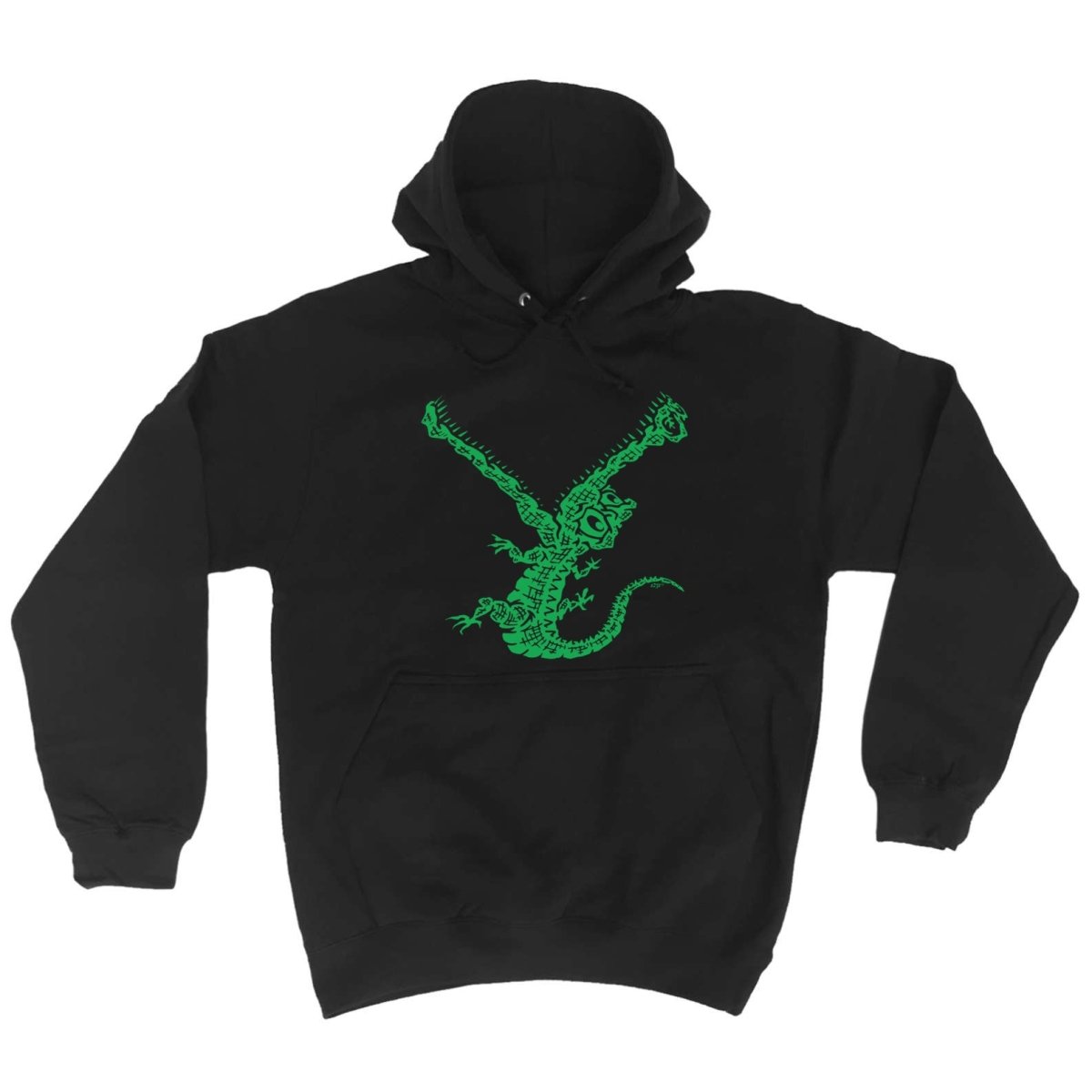 Crocodile Bite - Funny Novelty Hoodies Hoodie - 123t Australia | Funny T-Shirts Mugs Novelty Gifts