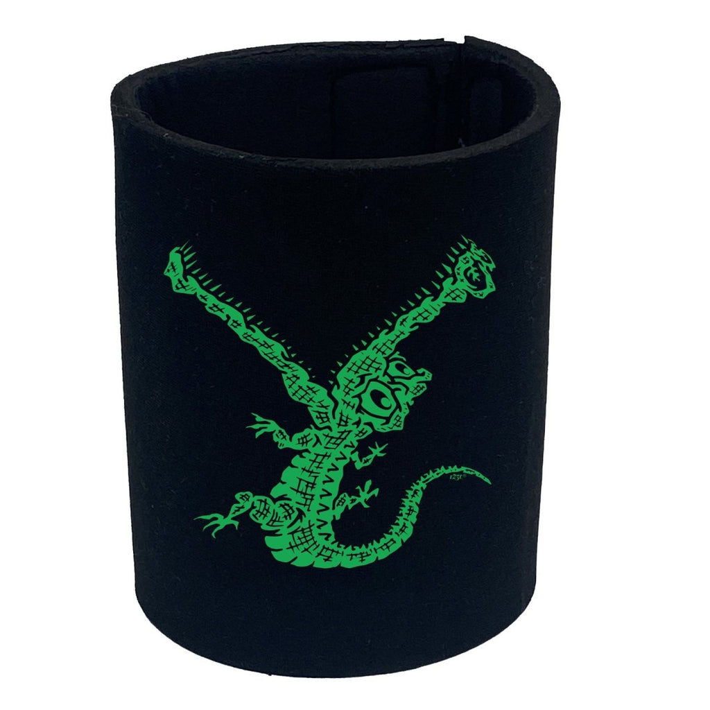 Crocodile Bite - Funny Novelty Stubby Holder - 123t Australia | Funny T-Shirts Mugs Novelty Gifts