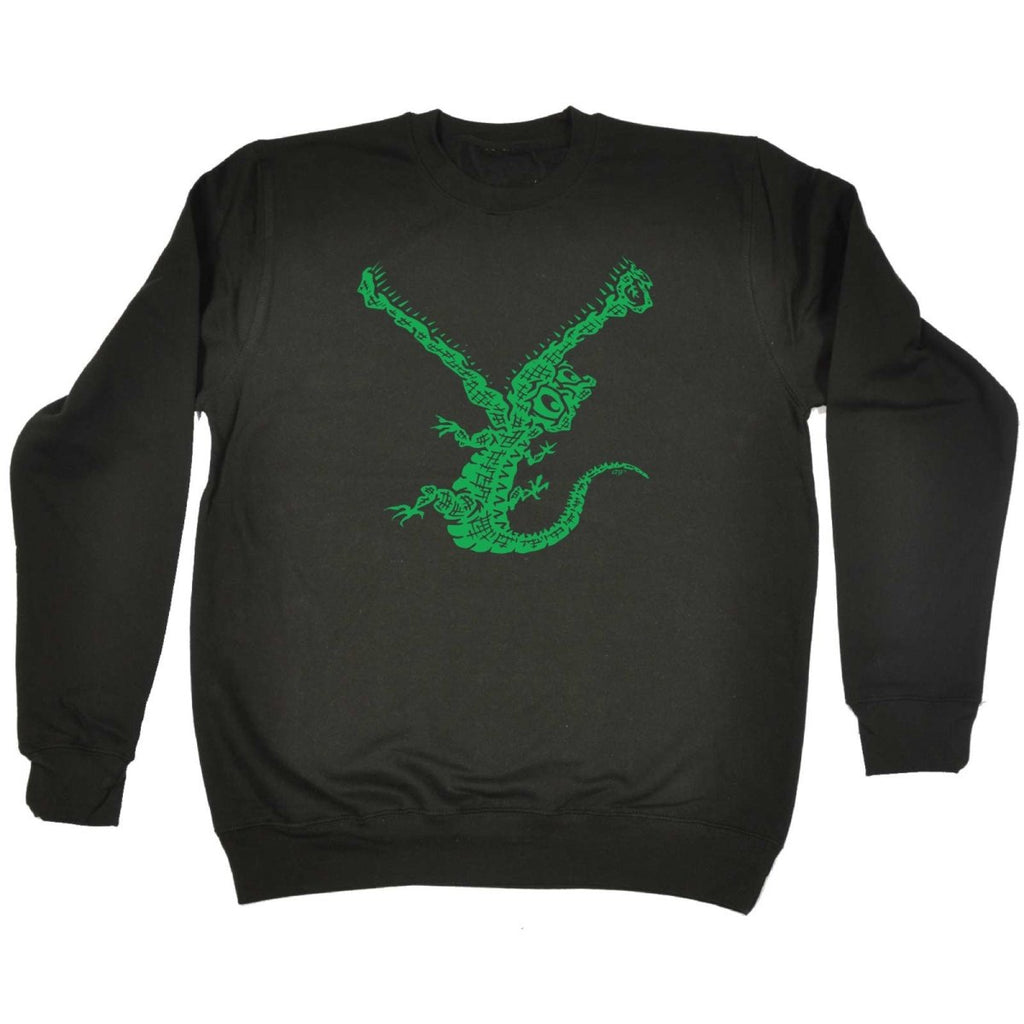 Crocodile Bite - Funny Novelty Sweatshirt - 123t Australia | Funny T-Shirts Mugs Novelty Gifts