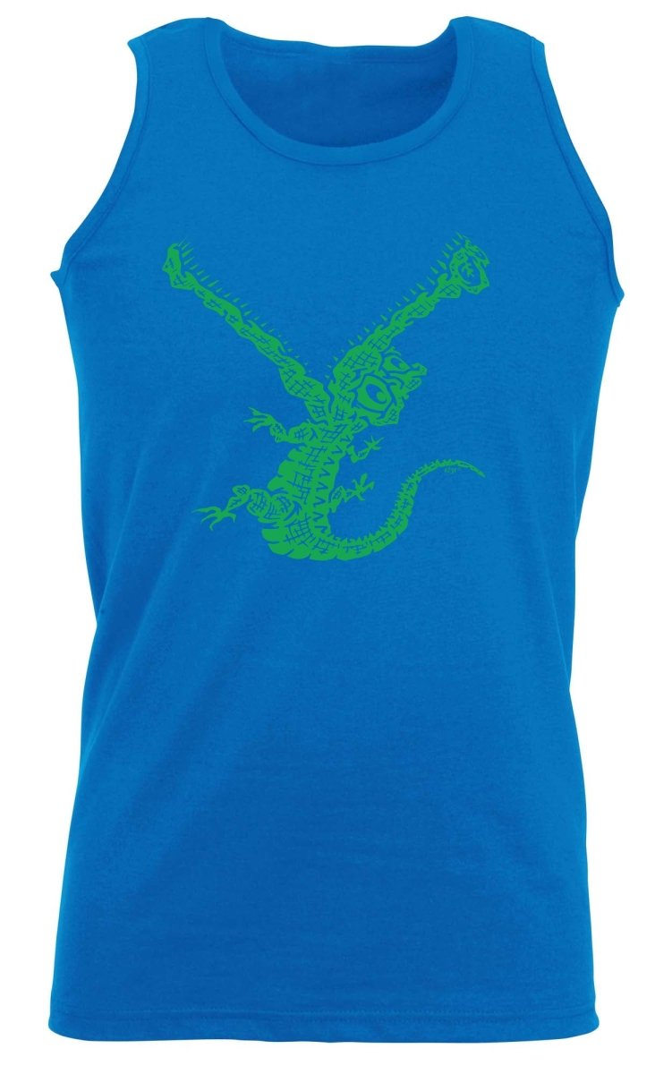 Crocodile Bite - Funny Novelty Vest Singlet Unisex Tank Top - 123t Australia | Funny T-Shirts Mugs Novelty Gifts