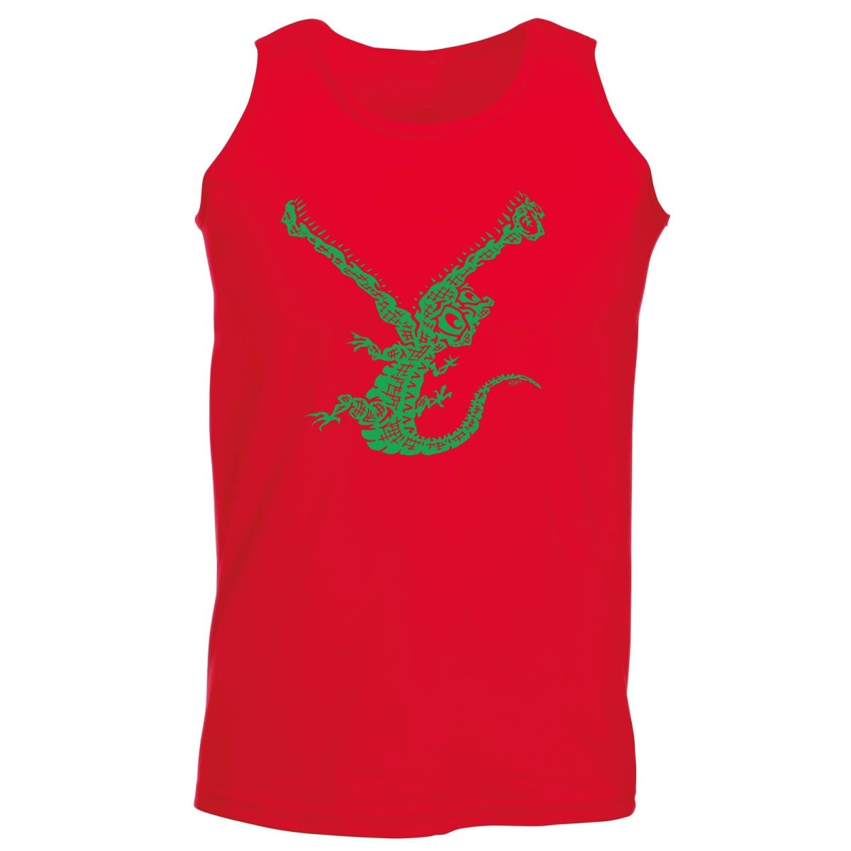 Crocodile Bite - Funny Novelty Vest Singlet Unisex Tank Top - 123t Australia | Funny T-Shirts Mugs Novelty Gifts