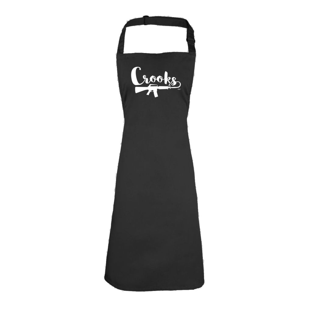 Crooks - Funny Novelty Kitchen Adult Apron - 123t Australia | Funny T-Shirts Mugs Novelty Gifts