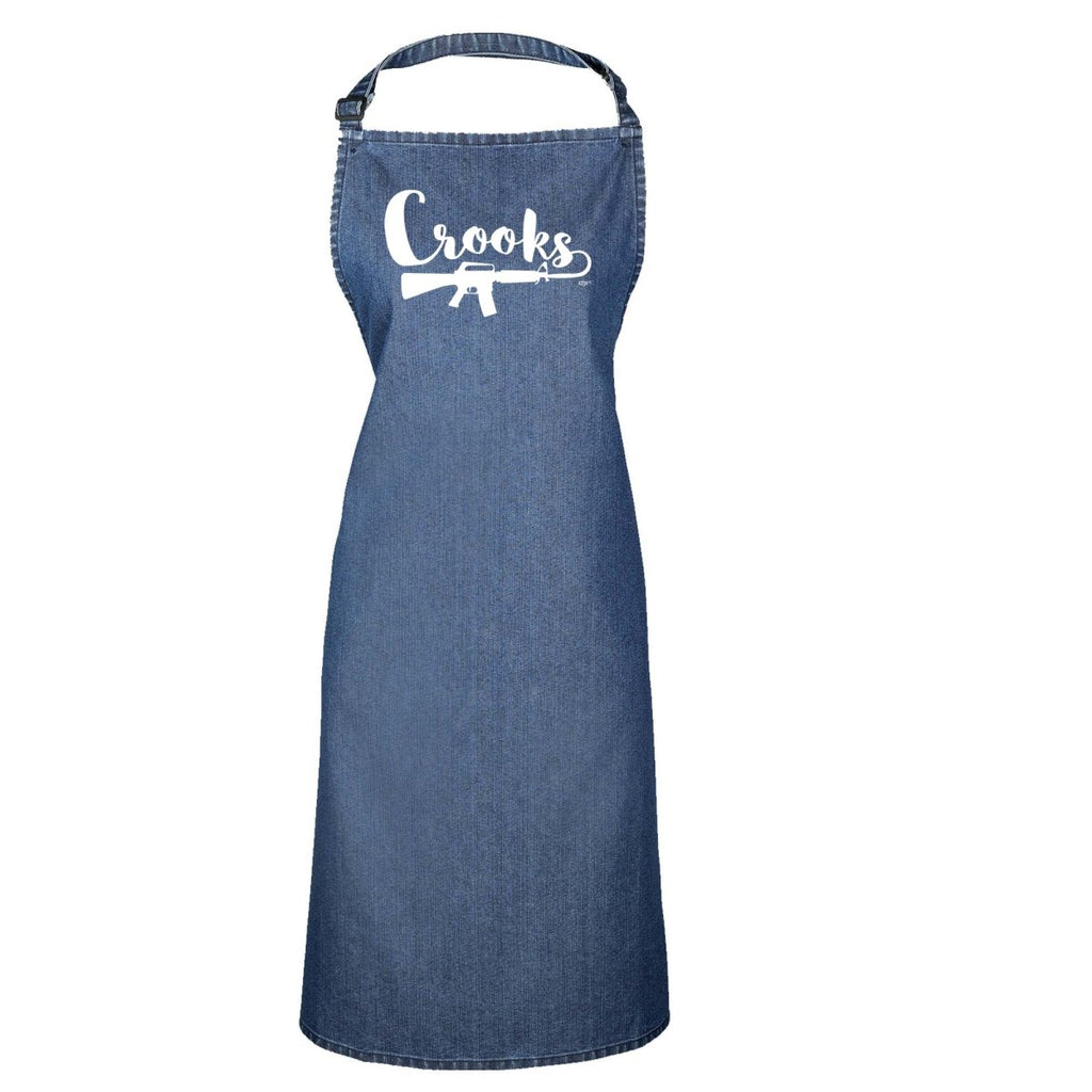 Crooks - Funny Novelty Kitchen Adult Apron - 123t Australia | Funny T-Shirts Mugs Novelty Gifts