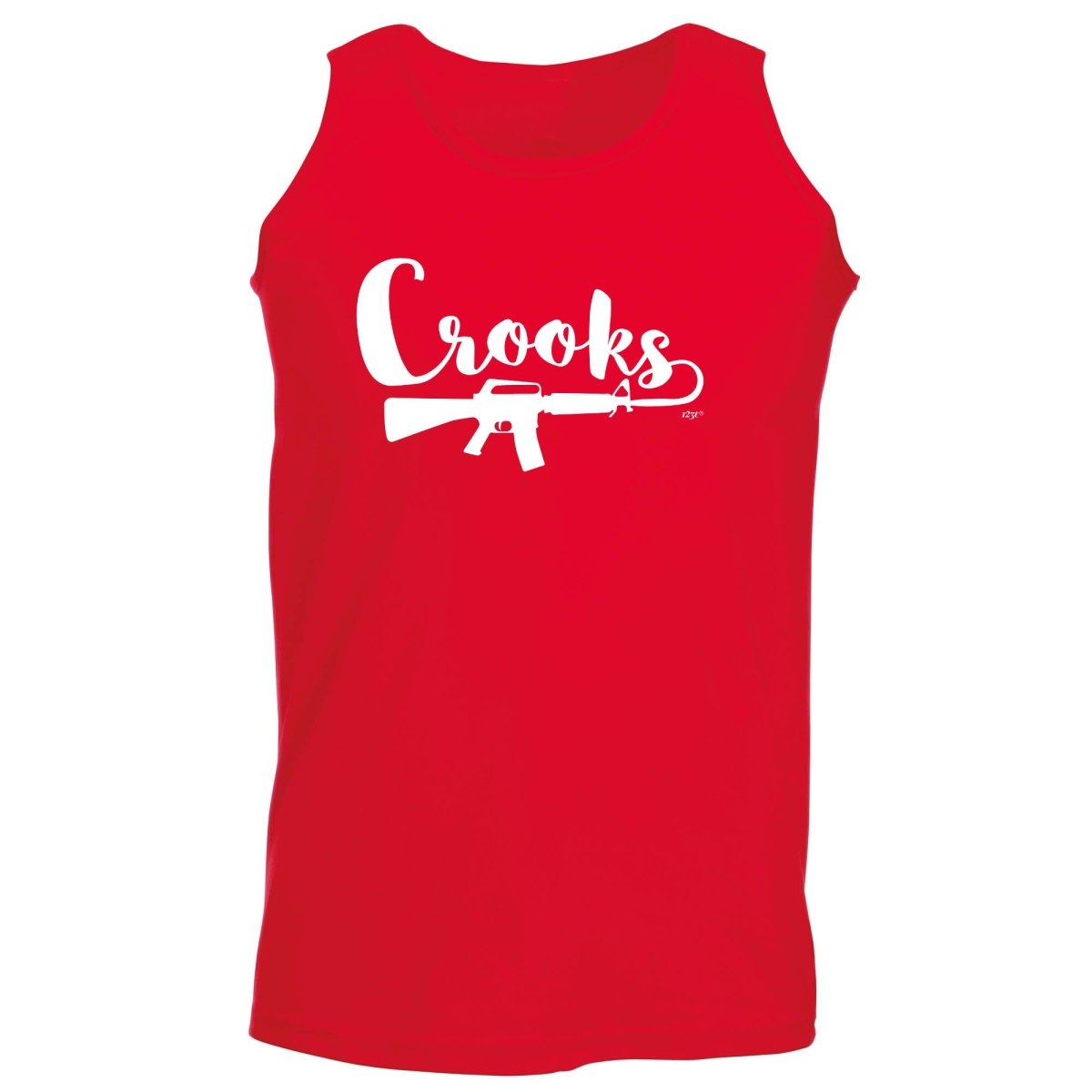 Crooks - Funny Novelty Vest Singlet Unisex Tank Top - 123t Australia | Funny T-Shirts Mugs Novelty Gifts