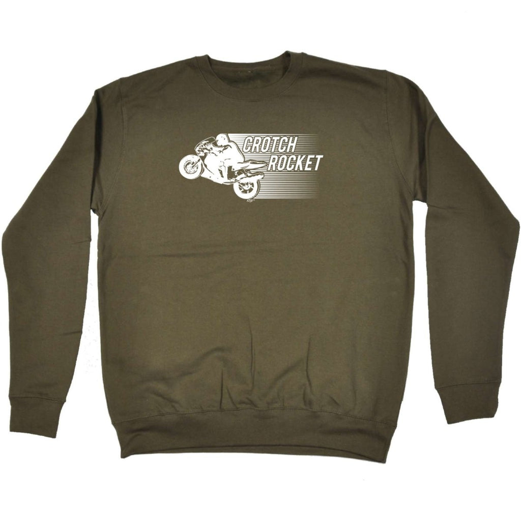 Crotch Rocket Motorbike - Funny Novelty Sweatshirt - 123t Australia | Funny T-Shirts Mugs Novelty Gifts