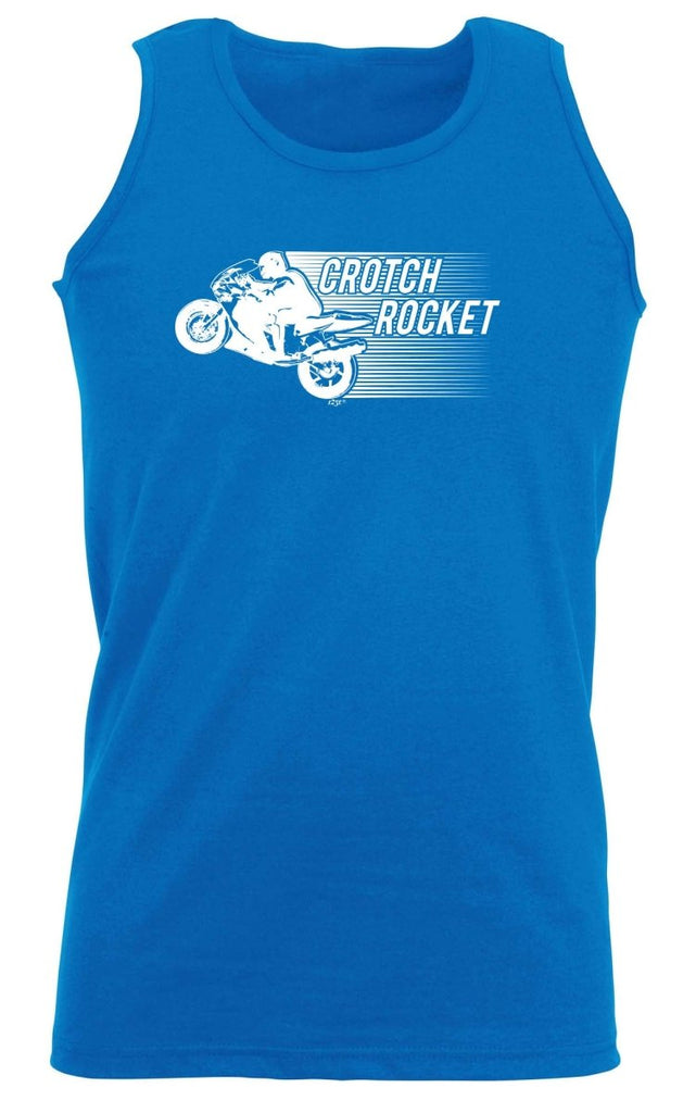Crotch Rocket Motorbike - Funny Novelty Vest Singlet Unisex Tank Top - 123t Australia | Funny T-Shirts Mugs Novelty Gifts